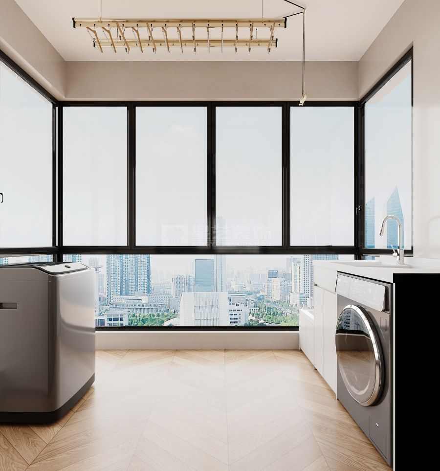 汕头东海岸145平新中式四房设计，传统与现代完美融合(图9)