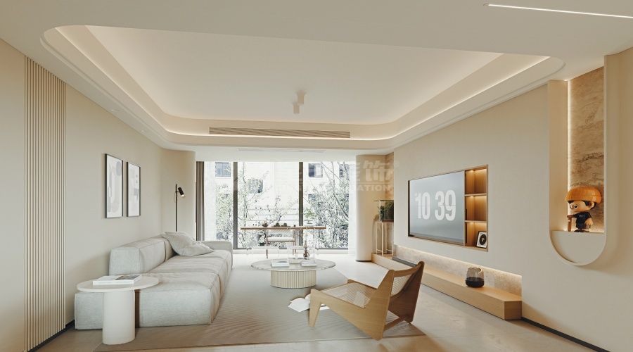 奶油原木风设计营造温暖治愈居住空间(图3)