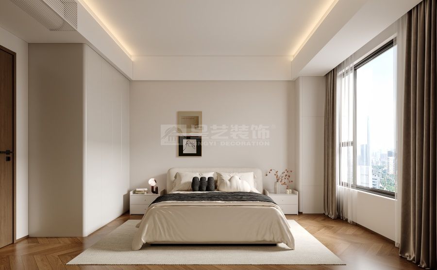 汕头东海岸145平新中式四房设计，传统与现代完美融合(图8)