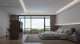 现代简约体块穿插设计打造舒适退休生活空间(图1)