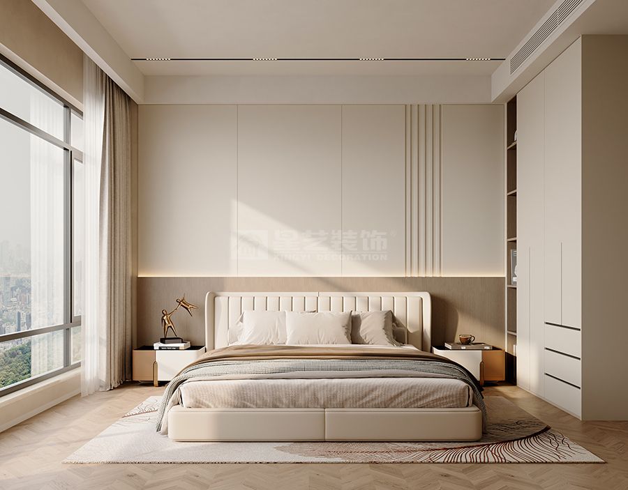 380㎡大平层现代风设计，尺度赋能简而不凡的居住体验(图5)