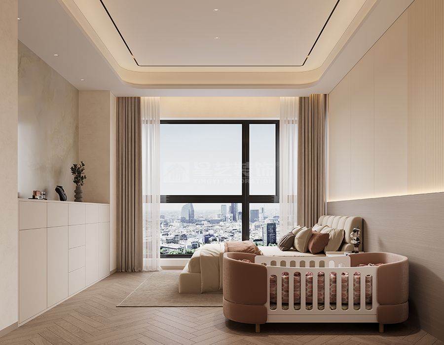 380㎡大平层现代风设计，尺度赋能简而不凡的居住体验(图4)