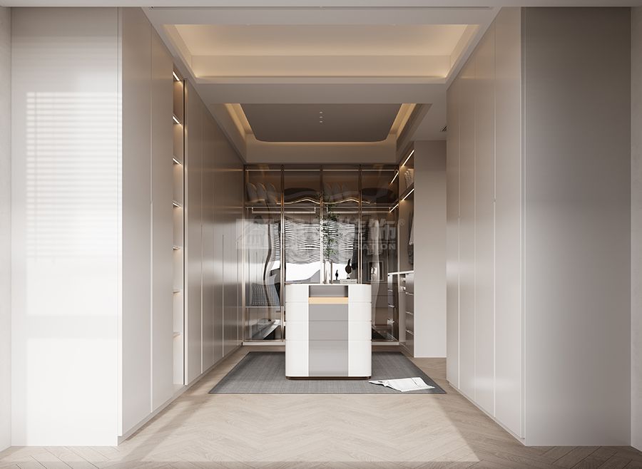 380㎡大平层现代风设计，尺度赋能简而不凡的居住体验(图10)