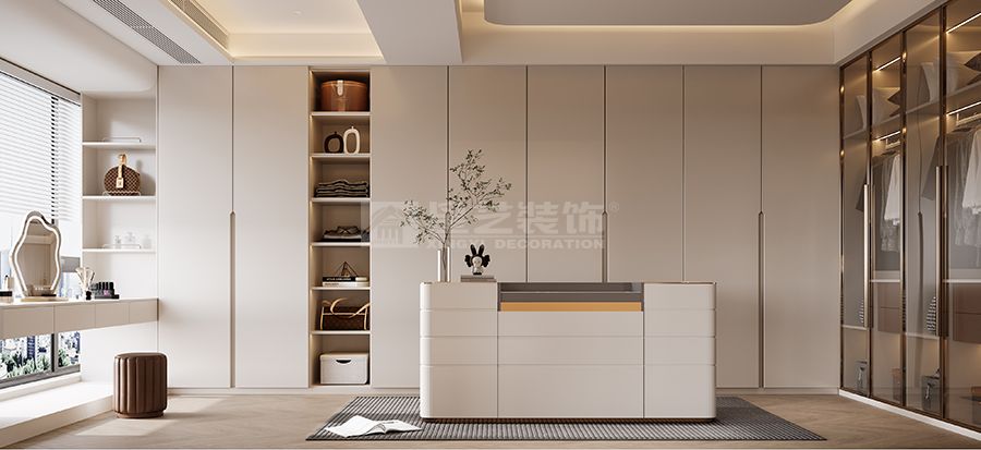 380㎡大平层现代风设计，尺度赋能简而不凡的居住体验(图11)