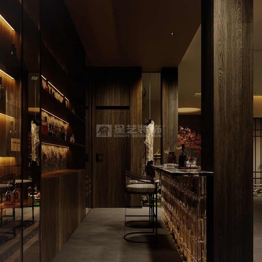 高端私人会所设计三大包间双茶室格局商业接待空间(图9)