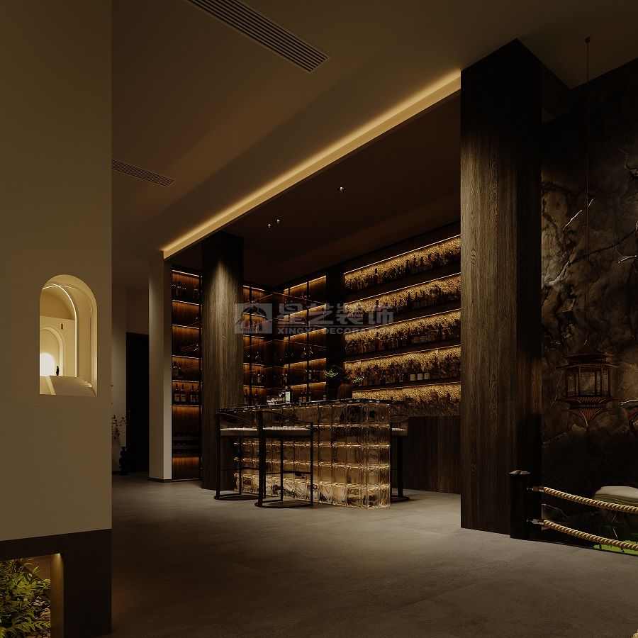 高端私人会所设计三大包间双茶室格局商业接待空间(图10)