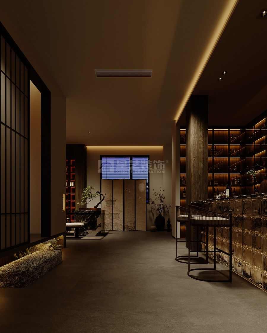 高端私人会所设计三大包间双茶室格局商业接待空间(图15)