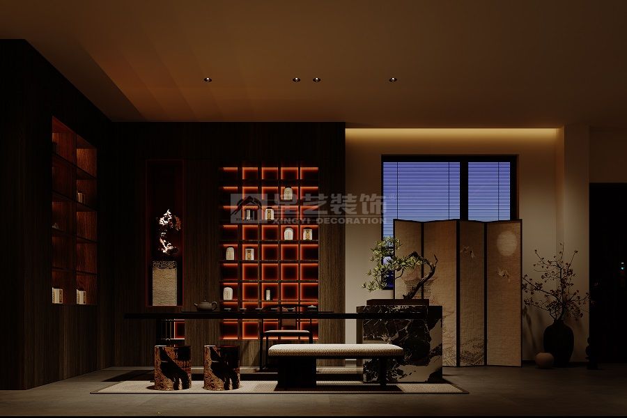 高端私人会所设计三大包间双茶室格局商业接待空间(图16)
