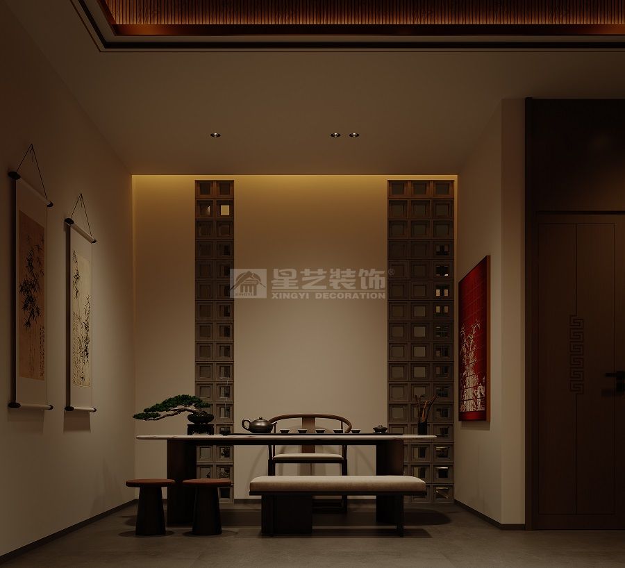 高端私人会所设计三大包间双茶室格局商业接待空间(图21)