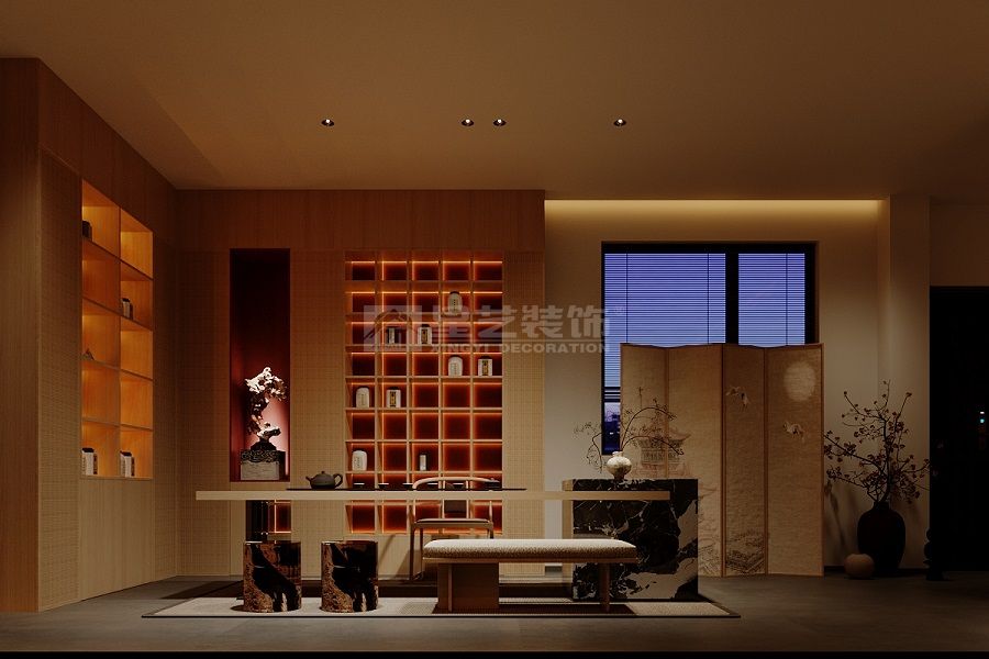 高端私人会所设计三大包间双茶室格局商业接待空间(图24)
