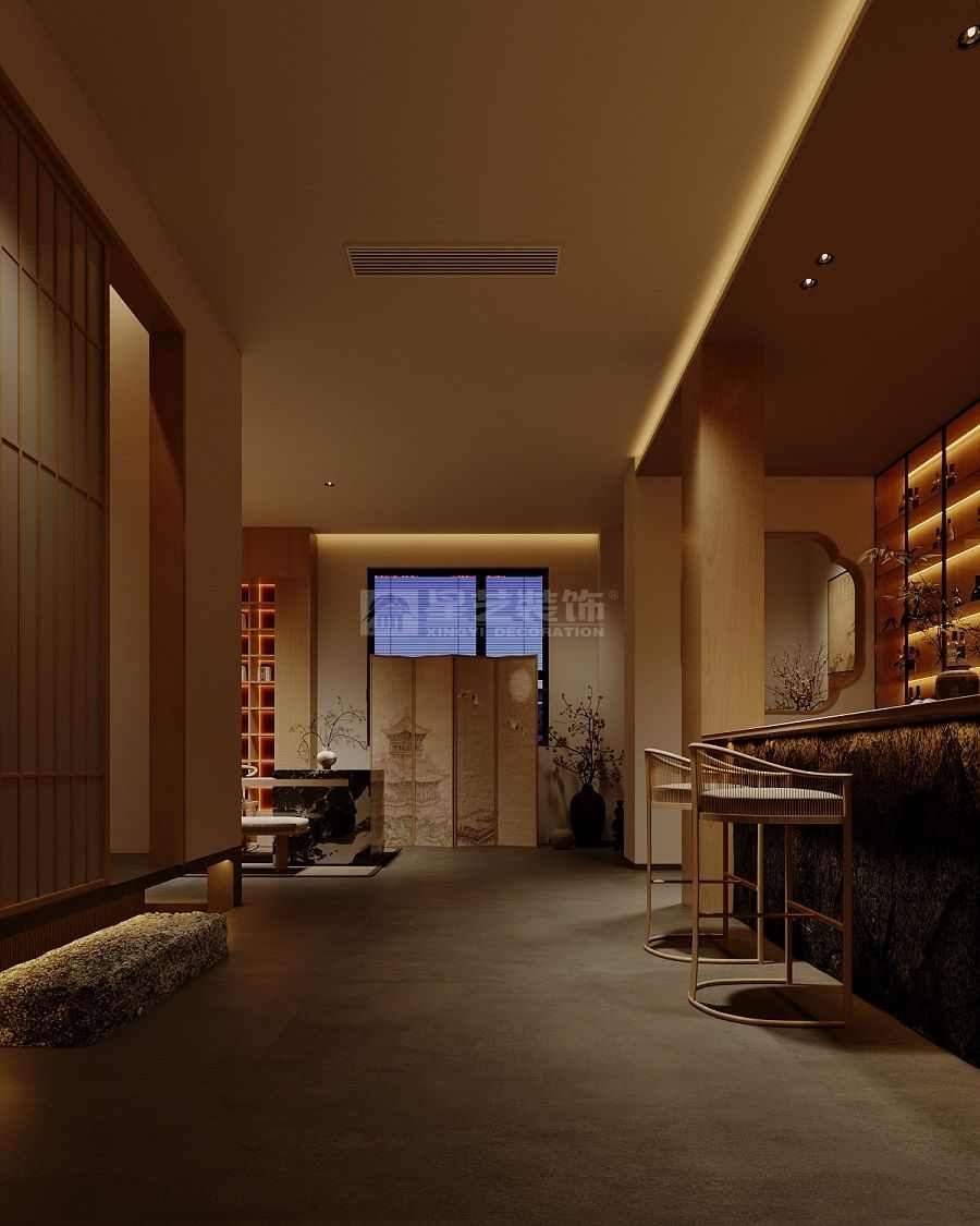 高端私人会所设计三大包间双茶室格局商业接待空间(图26)