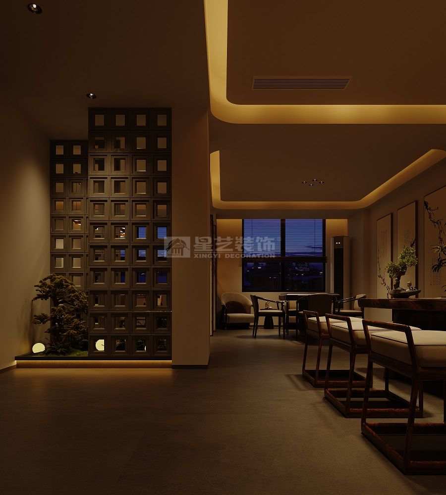 高端私人会所设计三大包间双茶室格局商业接待空间(图29)