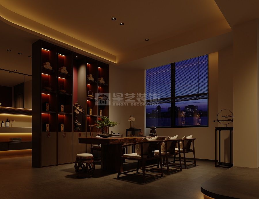 高端私人会所设计三大包间双茶室格局商业接待空间(图33)