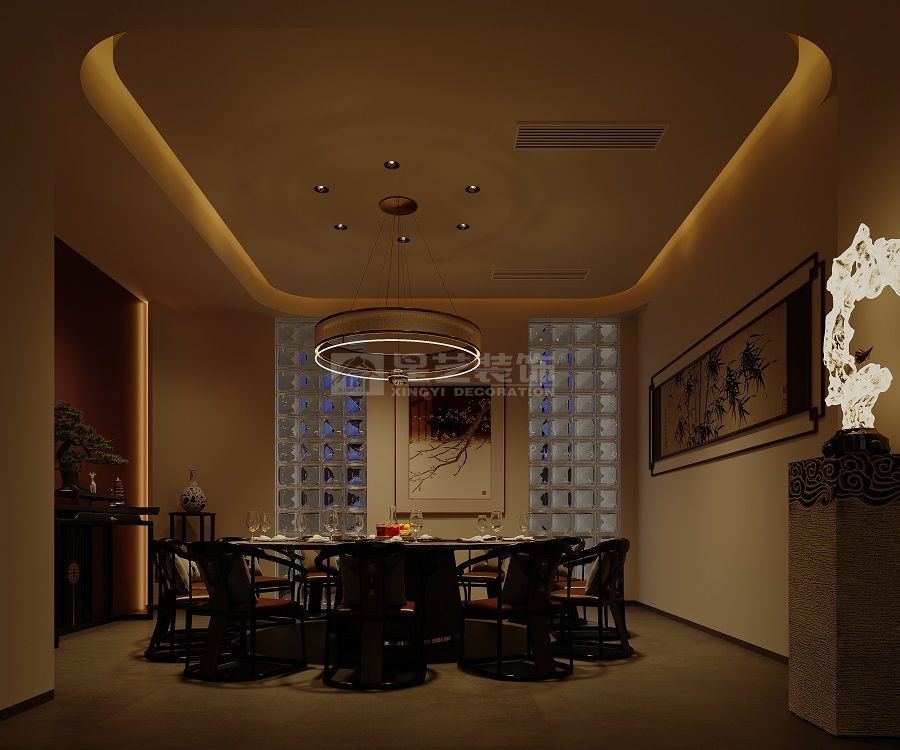 高端私人会所设计三大包间双茶室格局商业接待空间(图34)