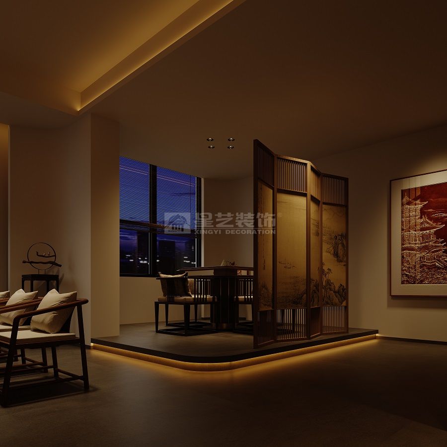 高端私人会所设计三大包间双茶室格局商业接待空间(图35)