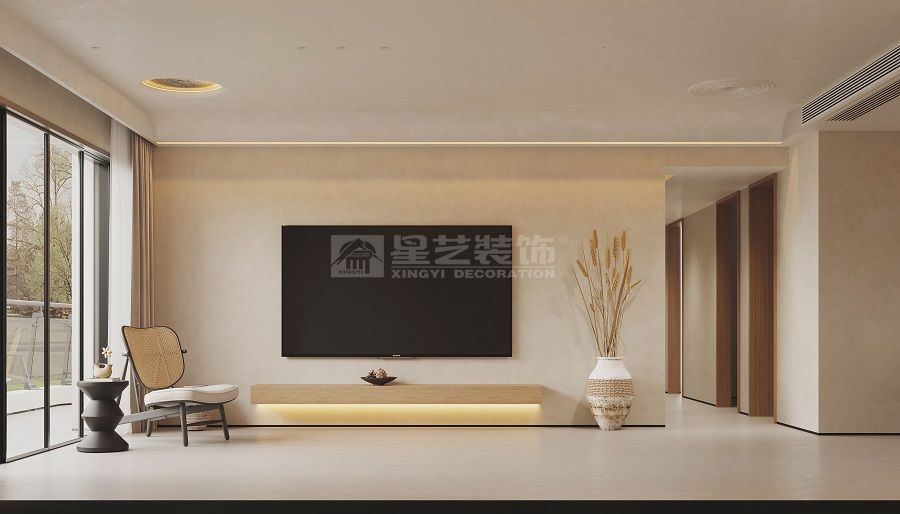 侘寂风微水泥装修设计，打造宁静休闲家居空间(图2)