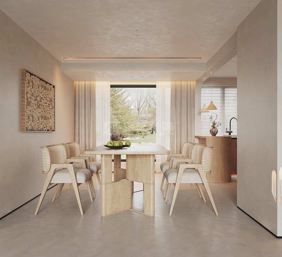 侘寂风微水泥装修设计，打造宁静休闲家居空间(图4)