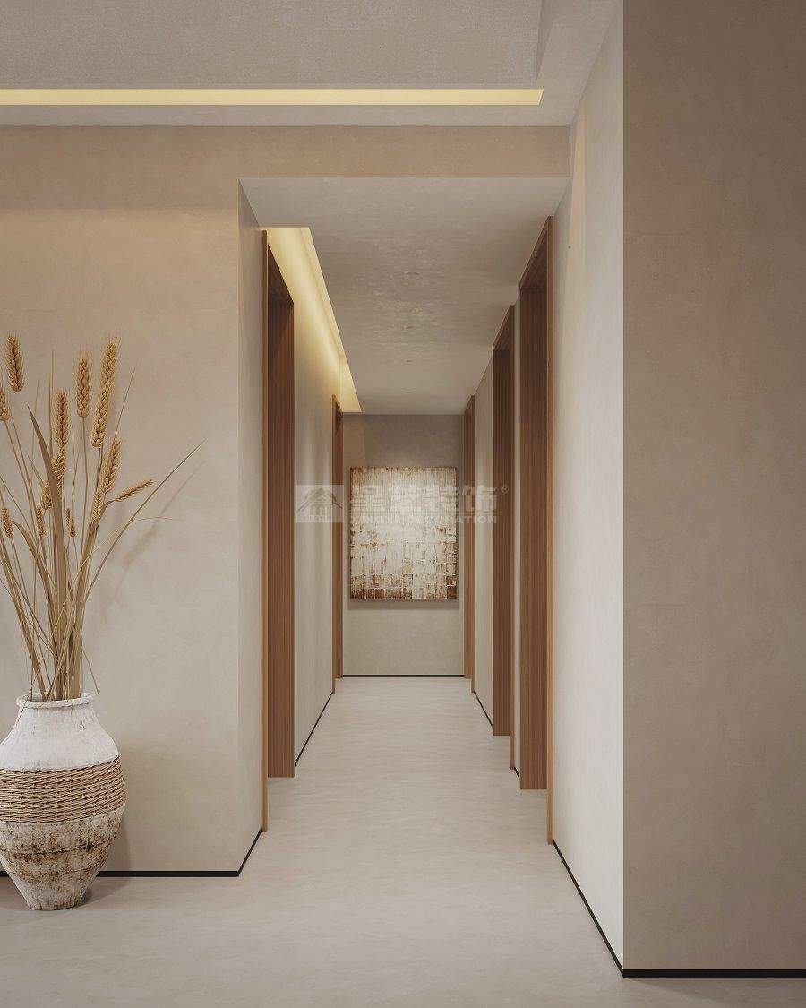 侘寂风微水泥装修设计，打造宁静休闲家居空间(图3)