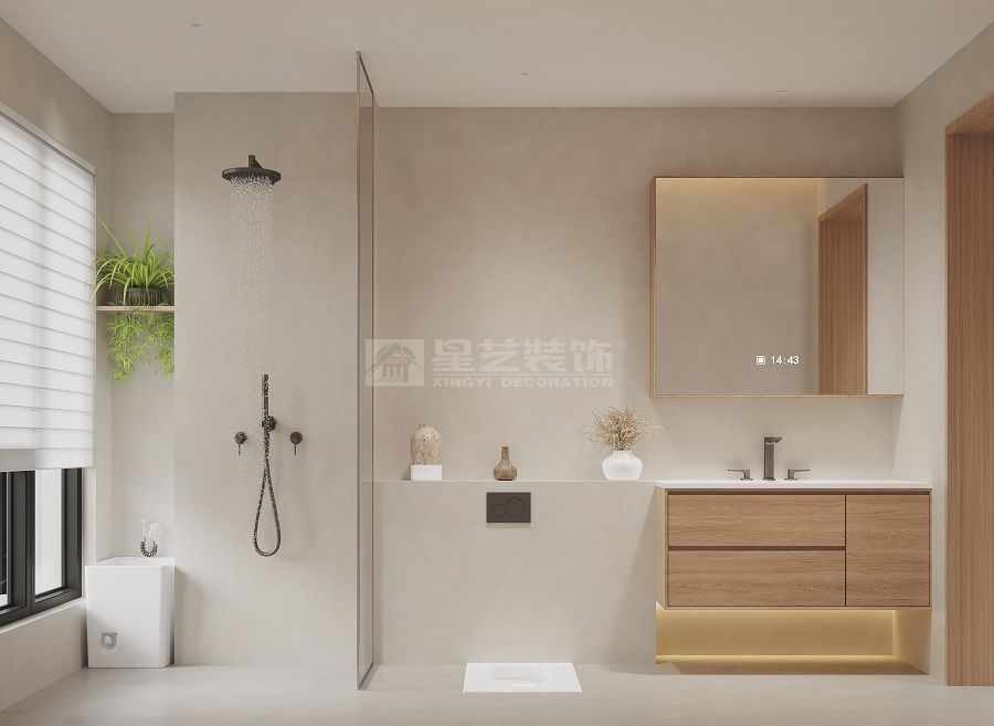 侘寂风微水泥装修设计，打造宁静休闲家居空间(图6)