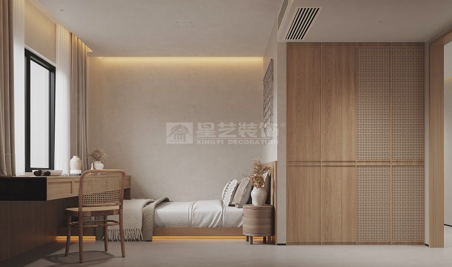 侘寂风微水泥装修设计，打造宁静休闲家居空间(图8)