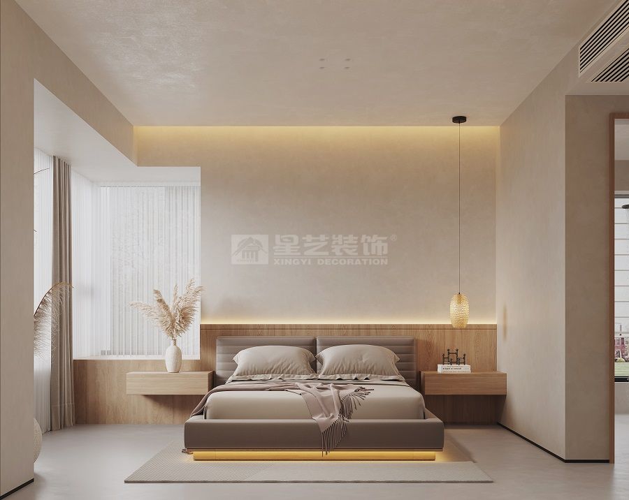 侘寂风微水泥装修设计，打造宁静休闲家居空间(图9)