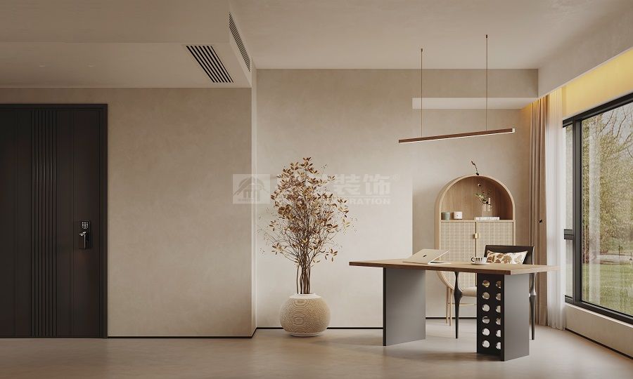 侘寂风微水泥装修设计，打造宁静休闲家居空间(图10)