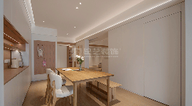 日式简约现代温馨家居设计，浅木色米白打造舒适空间(图1)