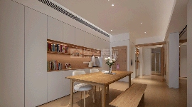 日式简约现代温馨家居设计，浅木色米白打造舒适空间(图4)