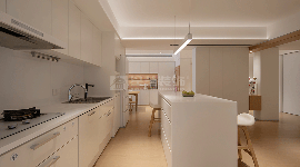 日式简约现代温馨家居设计，浅木色米白打造舒适空间(图5)