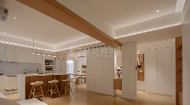 日式简约现代温馨家居设计，浅木色米白打造舒适空间(图7)