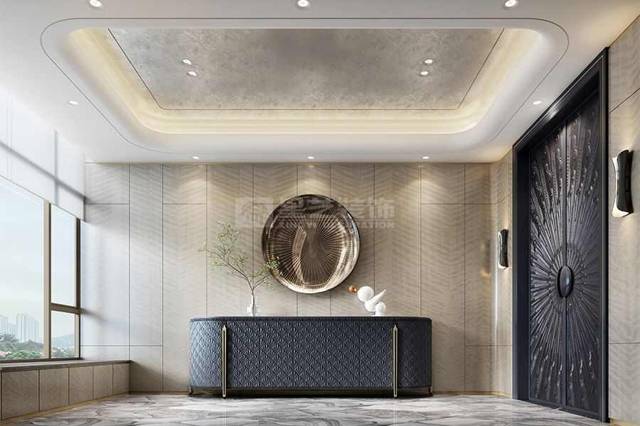 荔湾黄沙江畔480平意式轻奢大平层设计，影木金属打造低调奢华质感(图8)