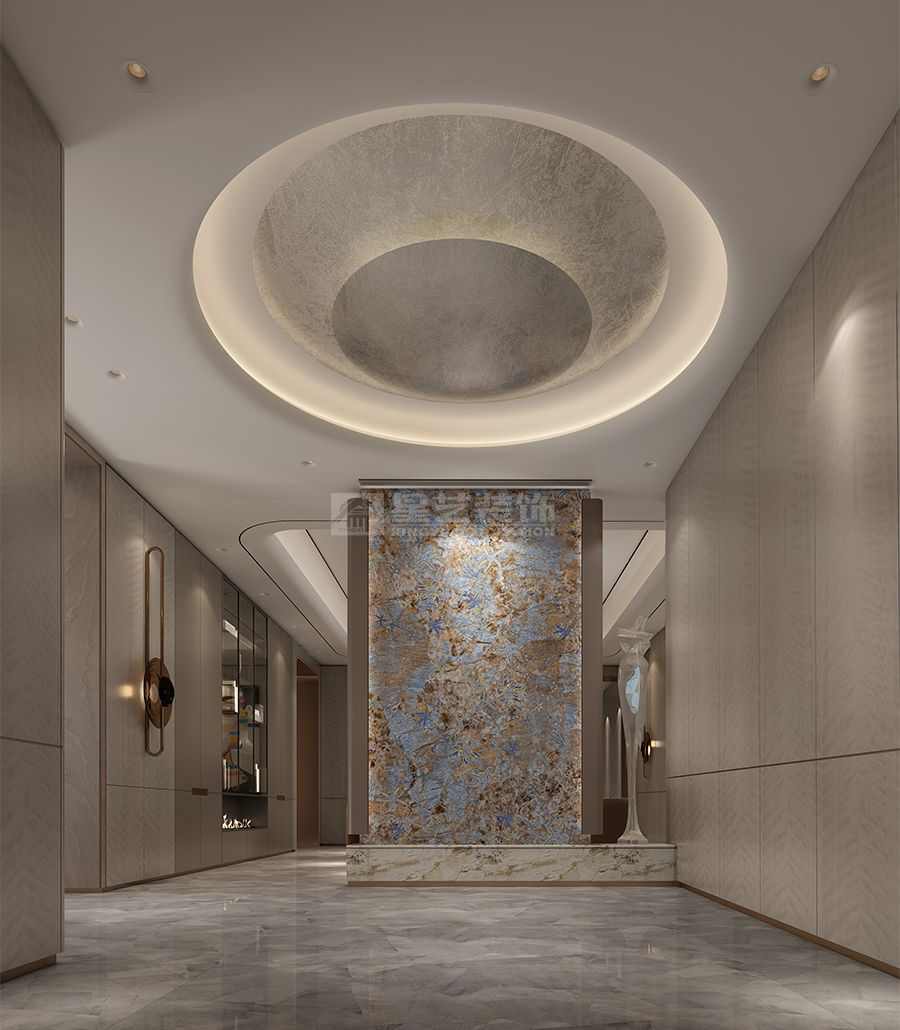 荔湾黄沙江畔480平意式轻奢大平层设计，影木金属打造低调奢华质感(图9)