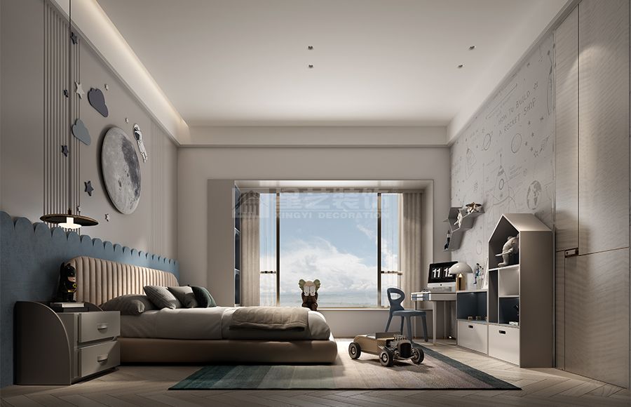 荔湾黄沙江畔480平意式轻奢大平层设计，影木金属打造低调奢华质感(图13)