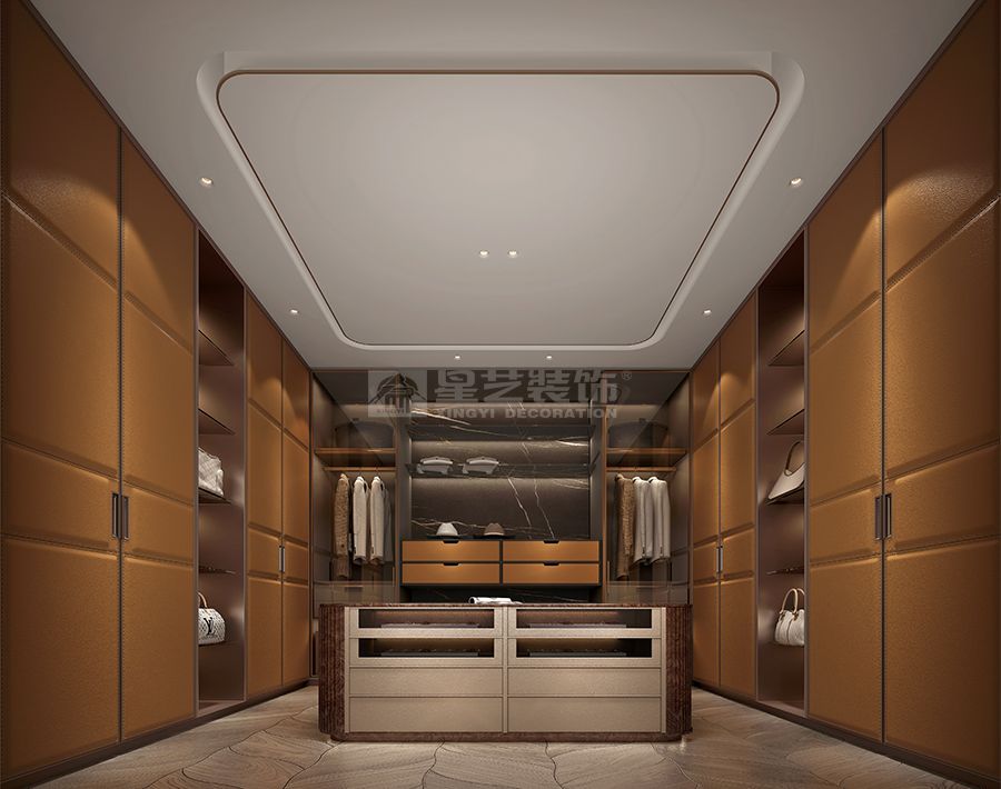 荔湾黄沙江畔480平意式轻奢大平层设计，影木金属打造低调奢华质感(图18)