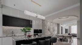 现代轻奢家居设计黑白灰基调下的极简奢华空间打造(图3)