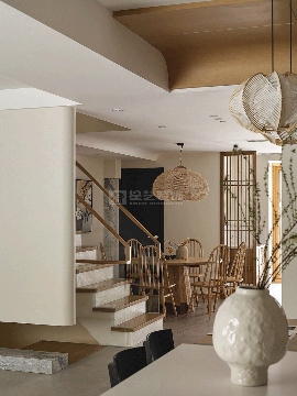 极简风住宅设计米白原木色调打造温馨舒适空间(图7)