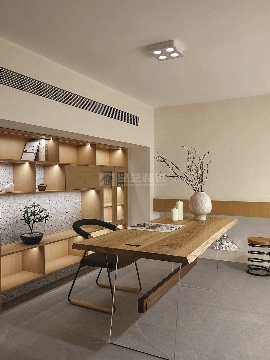 极简风住宅设计米白原木色调打造温馨舒适空间(图10)