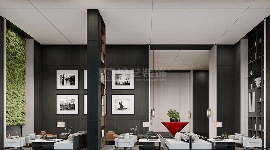 黑白时尚设计演绎优雅生活空间，艺术与实用完美融合(图1)