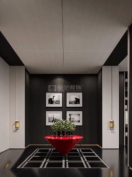 黑白时尚设计演绎优雅生活空间，艺术与实用完美融合(图5)