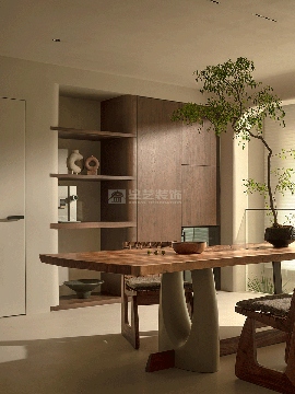 自然侘寂风格住宅设计，打造诗意栖居空间美学(图6)