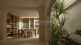 自然侘寂风格住宅设计，打造诗意栖居空间美学(图8)