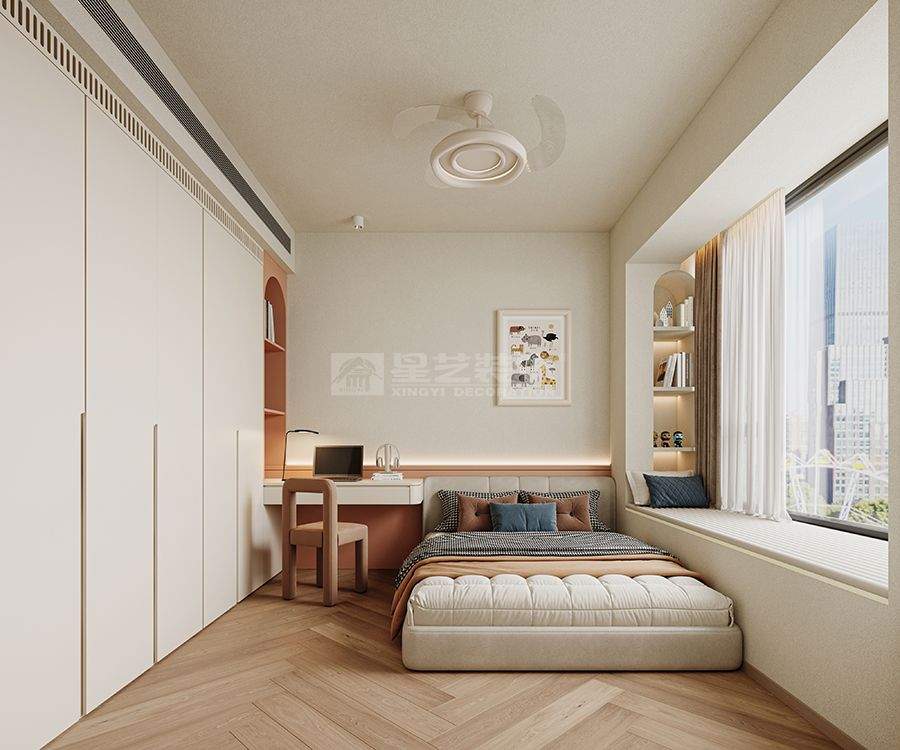 自然柔棕轻奢家居设计，打造温暖通透的现代居所(图6)