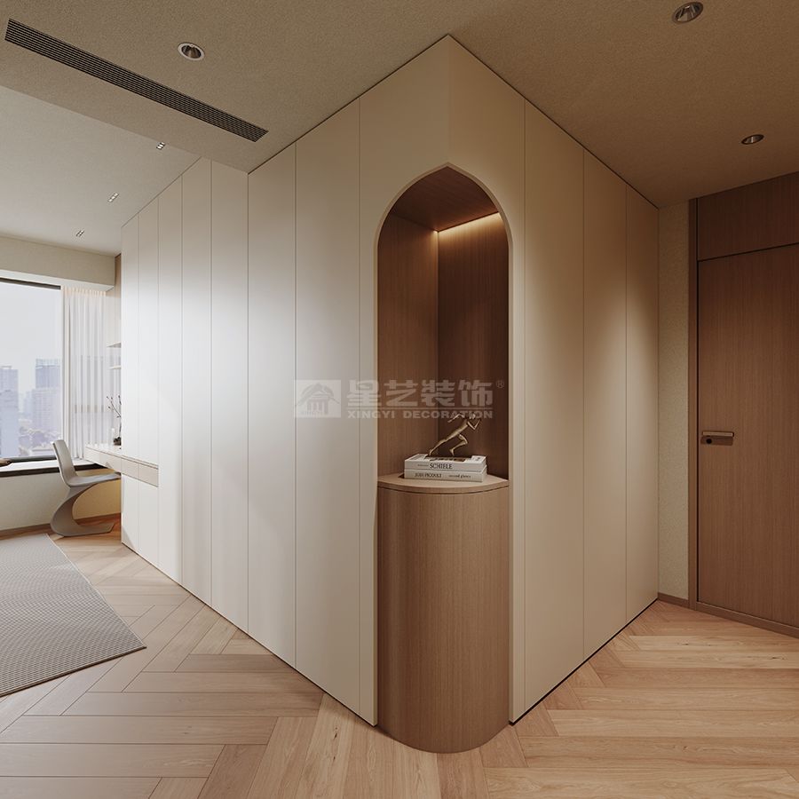 自然柔棕轻奢家居设计，打造温暖通透的现代居所(图10)