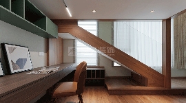 自然奢雅室内设计融合东方禅意与现代轻奢理念(图3)