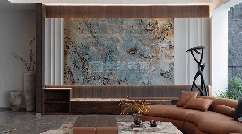 自然奢雅室内设计融合东方禅意与现代轻奢理念(图5)