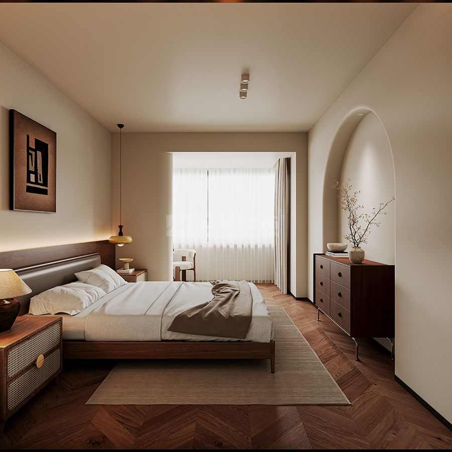 现代简约家居设计质感碰撞层次美学与精致收纳平衡(图9)