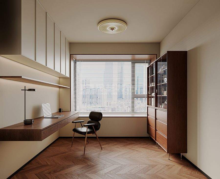 现代简约家居设计质感碰撞层次美学与精致收纳平衡(图10)