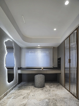 原木石材打造现代自然主义居所，都市中的静谧空间设计(图9)