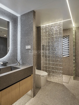 原木石材打造现代自然主义居所，都市中的静谧空间设计(图10)