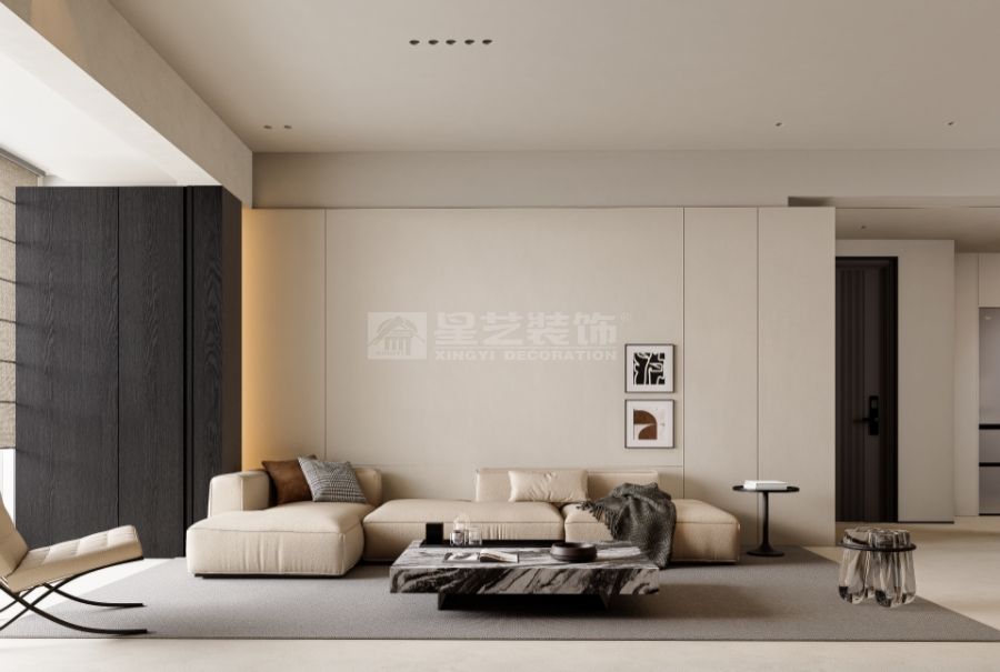 意式简约设计打造纯净生活空间，白木黑三色营造现代格调居所(图2)